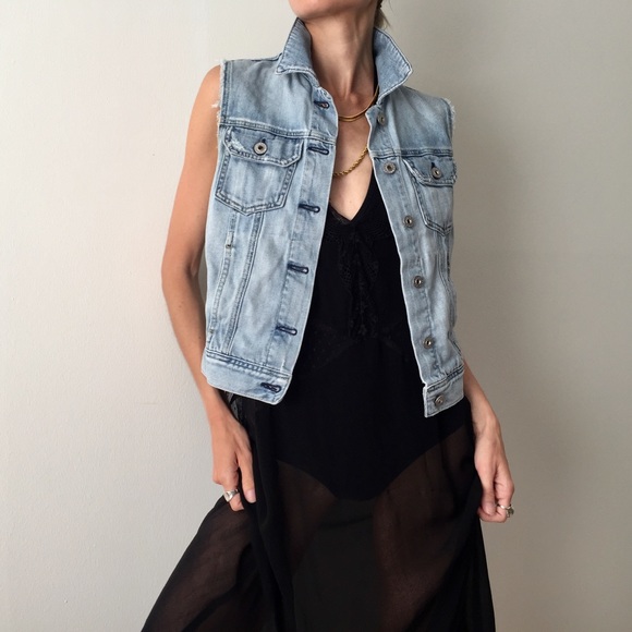 AG Denim Vest XS - Picture 1 of 11